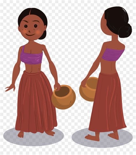 village girl cartoon images|Village Girl Cartoon Vector Images (over 2,100) .